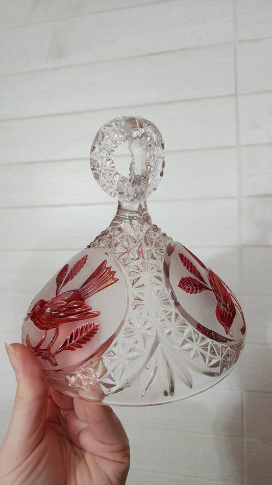 Italian Ceramica Galassia Cookie Jar - Hand Painted Floral & Fruit Design