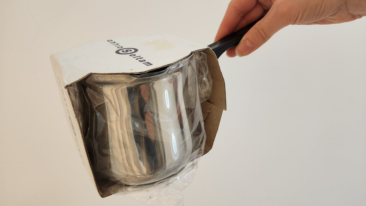 Vintage Soltam Stainless Steel pot/finjan