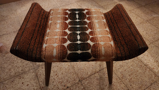 70s Mid-Century "Winged" Ottoman
