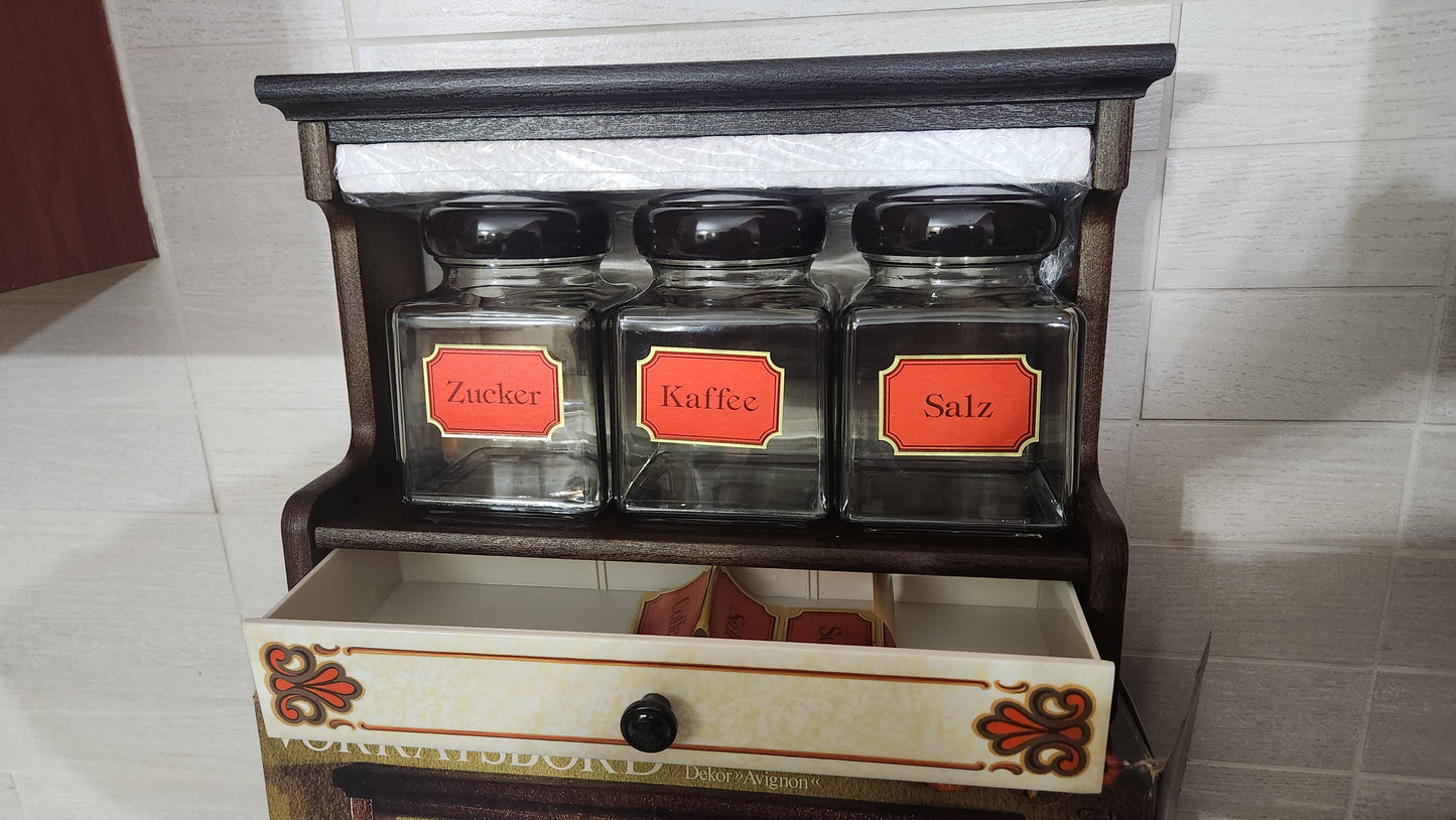 Vintage Emsa Gourmet Spice Rack "Avignon" - West Germany Retro