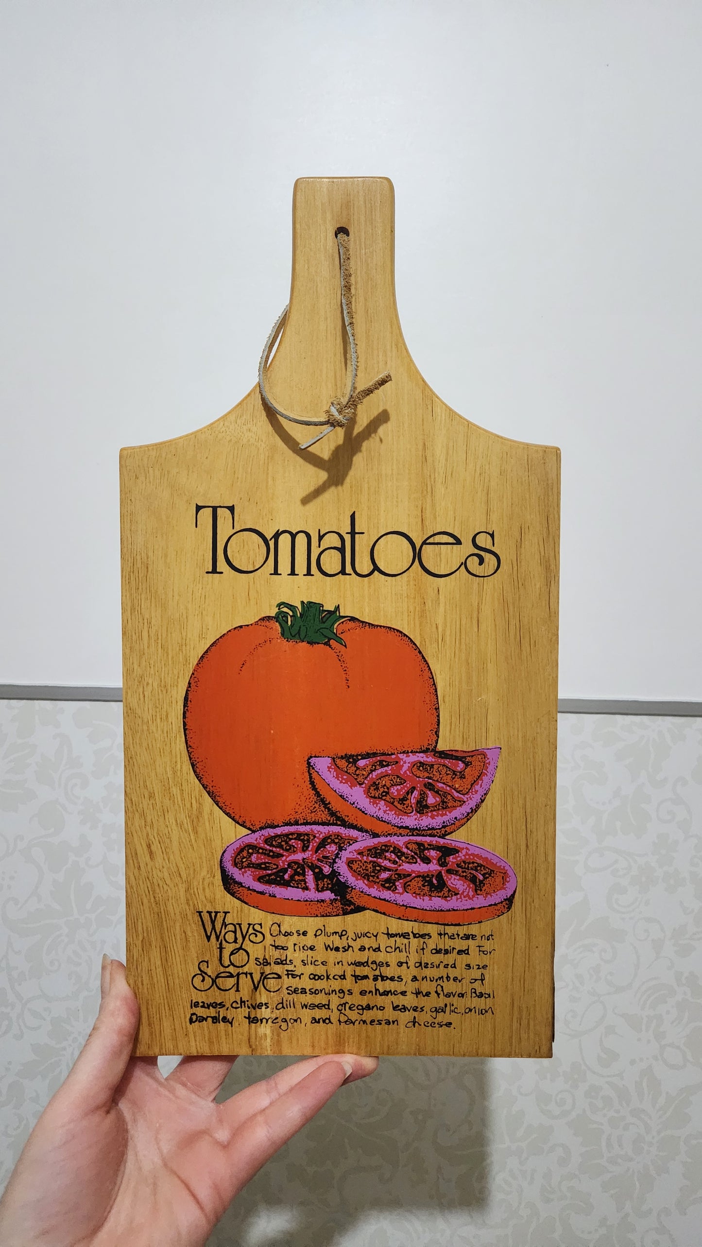 Set of two 70s Vintage Nevco wooden cutting boards
