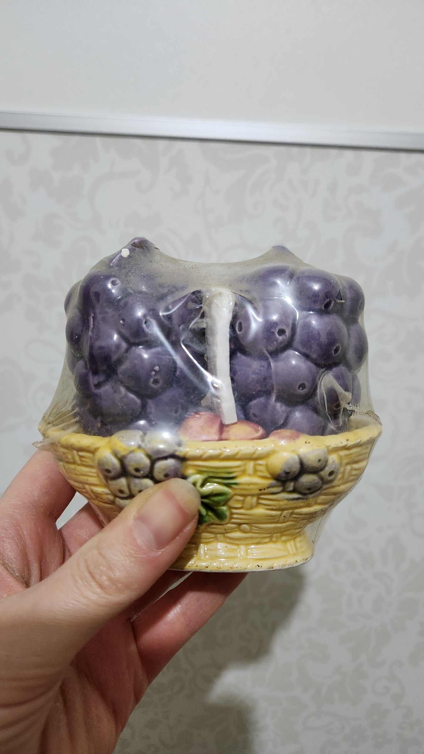 Vintage Japanese Ceramic Grapes Salt & Pepper Shakers