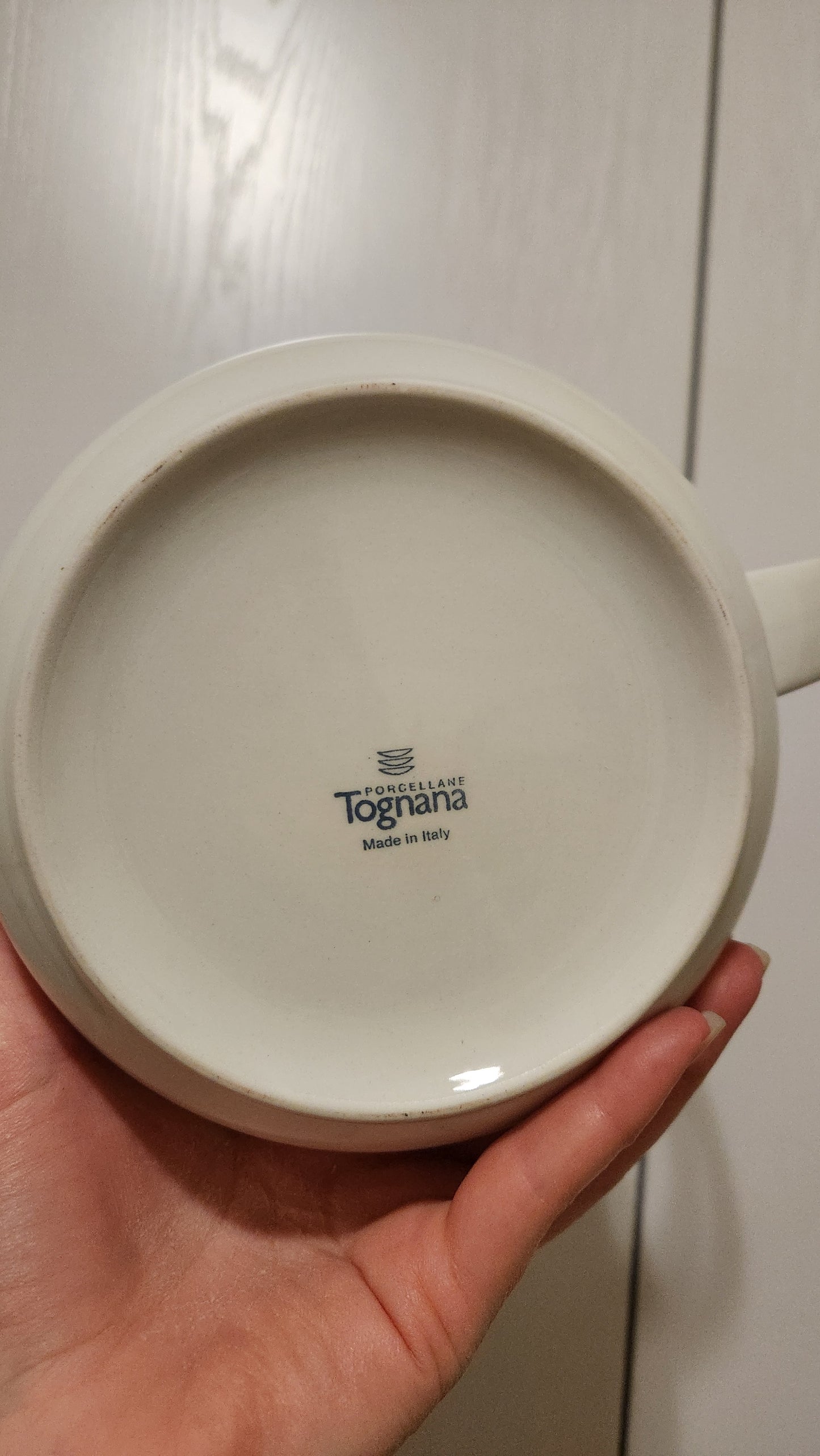 Vintage Tognana Italian Porcelain Pitcher - Fruit Pattern