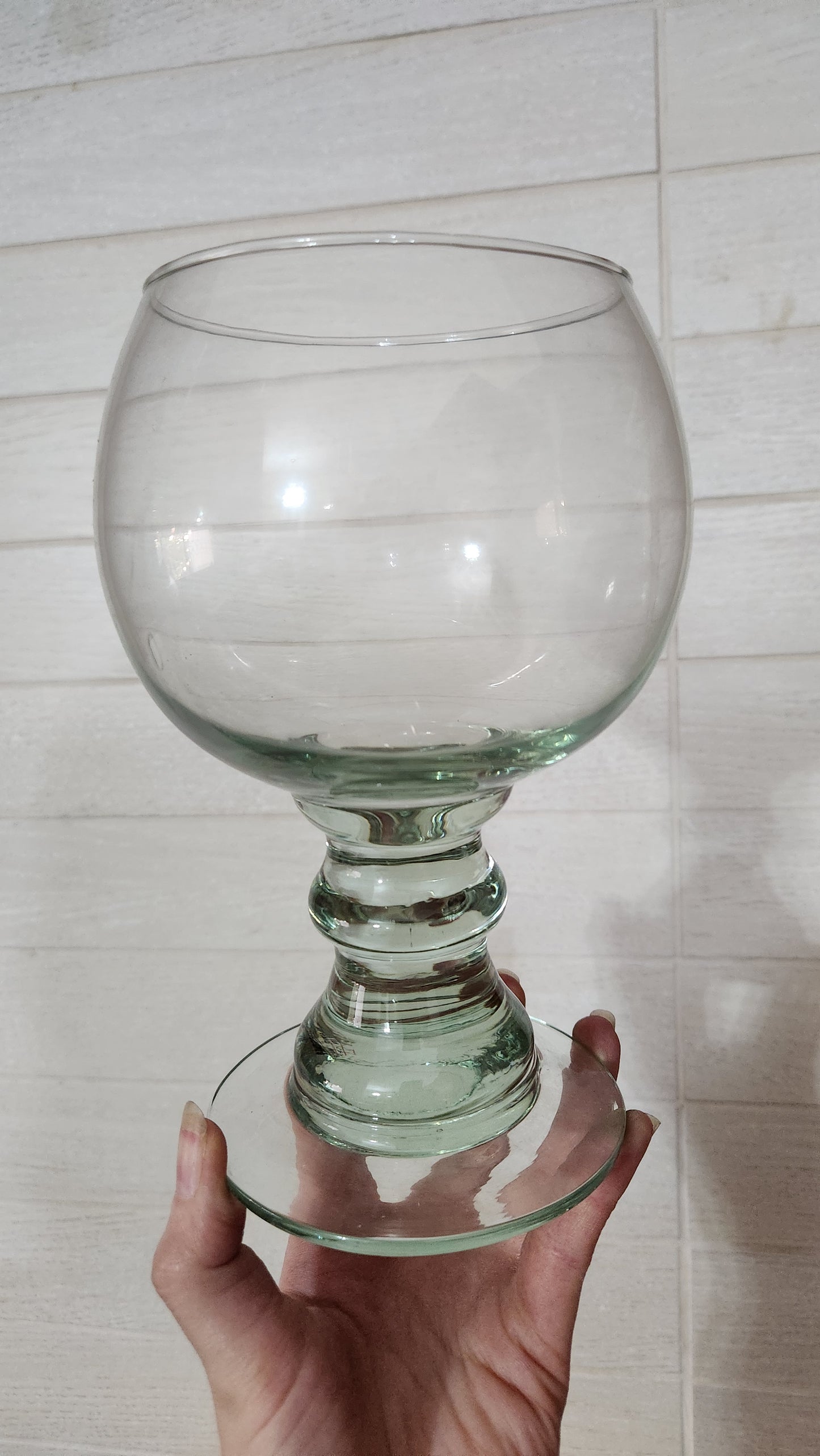 Pair of Handblown Spanish Mediterranean Margarita/Beer Glasses