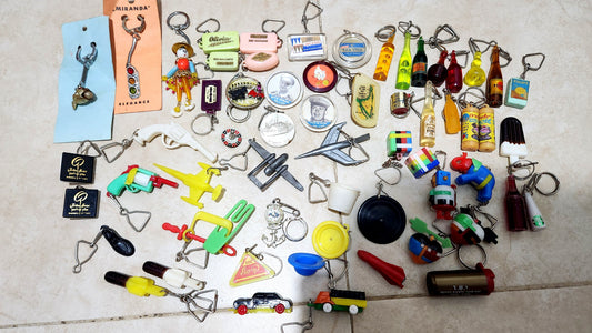 Lot of Vintage Keychains