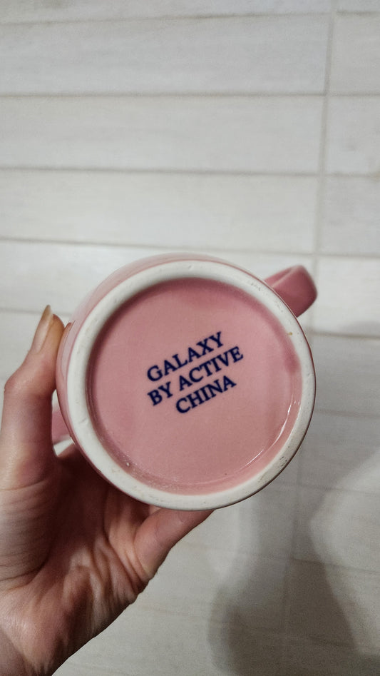 80s Active China "Galaxy" Pink Tea/Coffee Set - 15-Piece