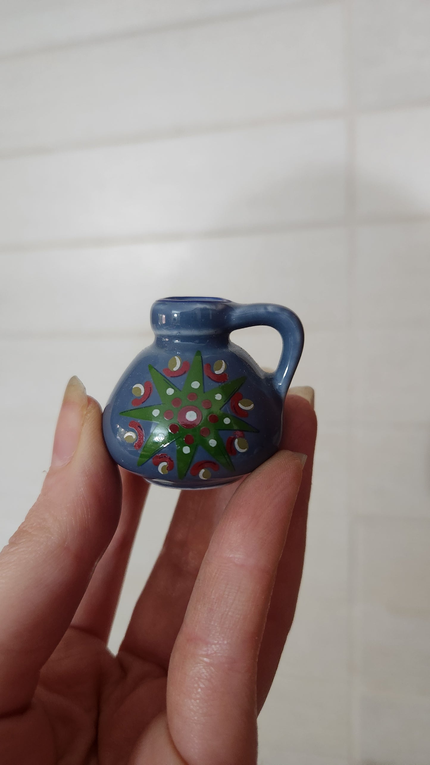 Set of 5 Reutter Porzellan Germany Miniature Floral Pitchers/Jugs
