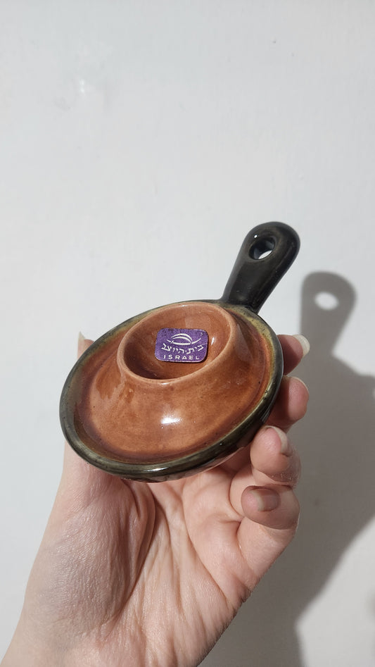 Vintage Beit Hayotzer Ceramic Egg Cup