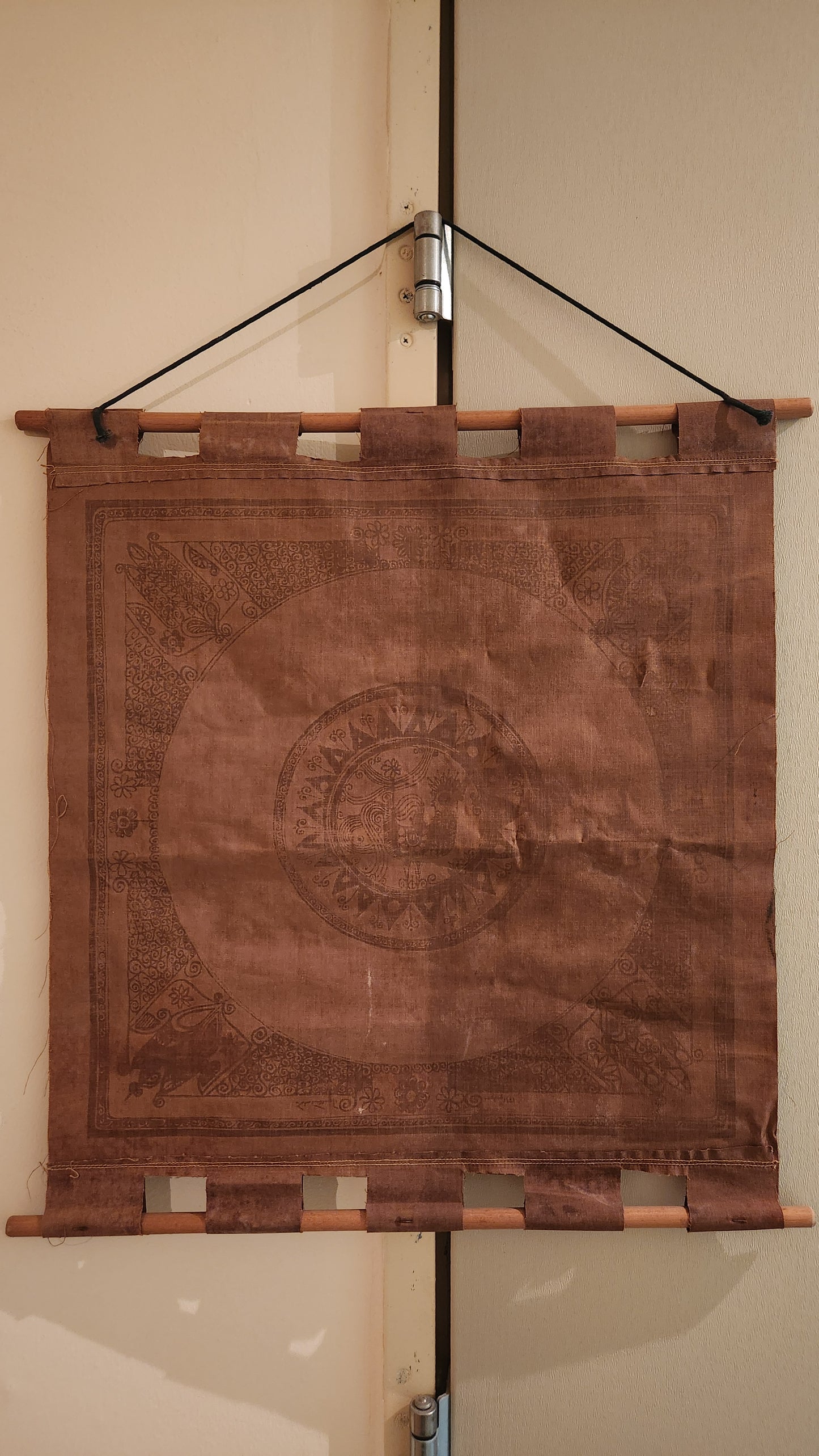 Hebrew Zodiac Wall Hanging/Jewish Astrological Calendar Tapestry