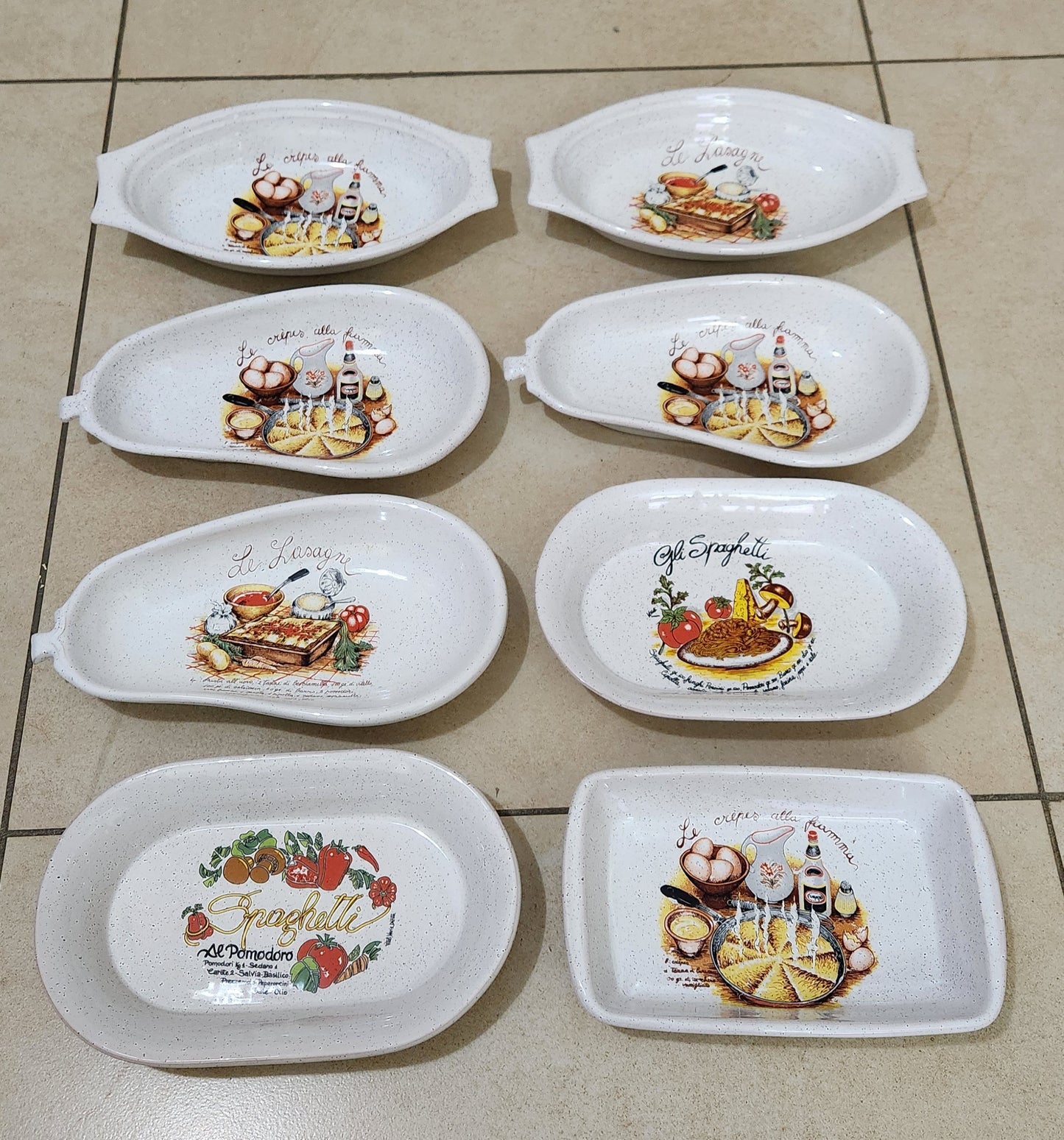 Authentic Vitali Deruta Italian Ceramic Serving Dishes