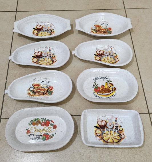 Authentic Vitali Deruta Italian Ceramic Serving Dishes