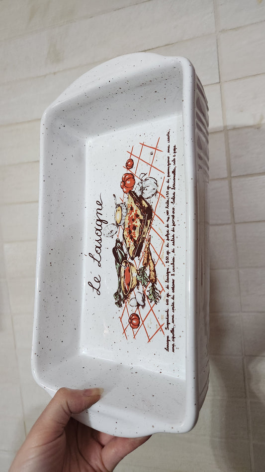 Italian Terracotta Lasagna & Spaghetti Baking Dishes