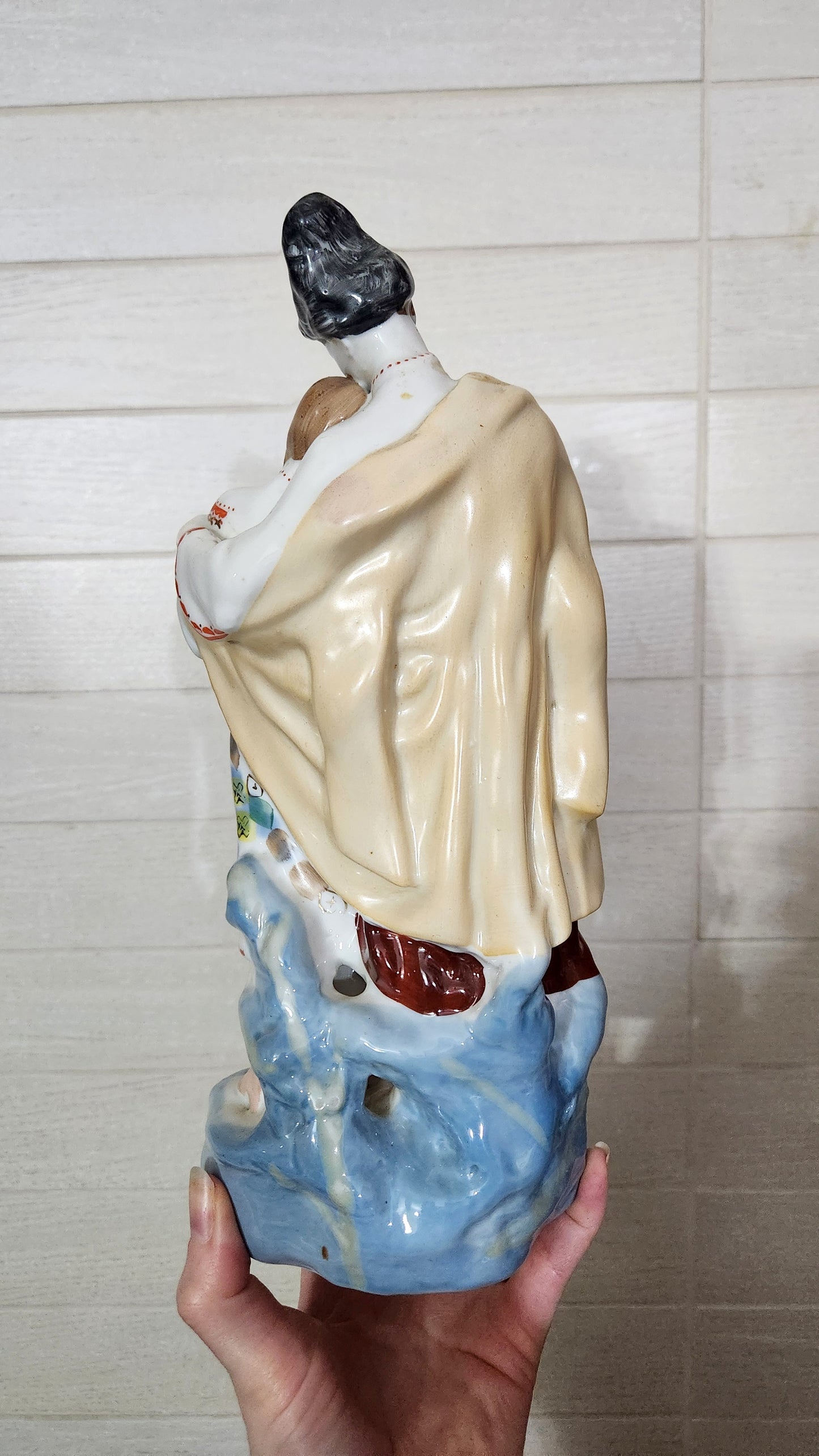 ZHK Polonne Porcelain Figurine - Ukrainian Couple "Oksana and Vakula" - Soviet Era
