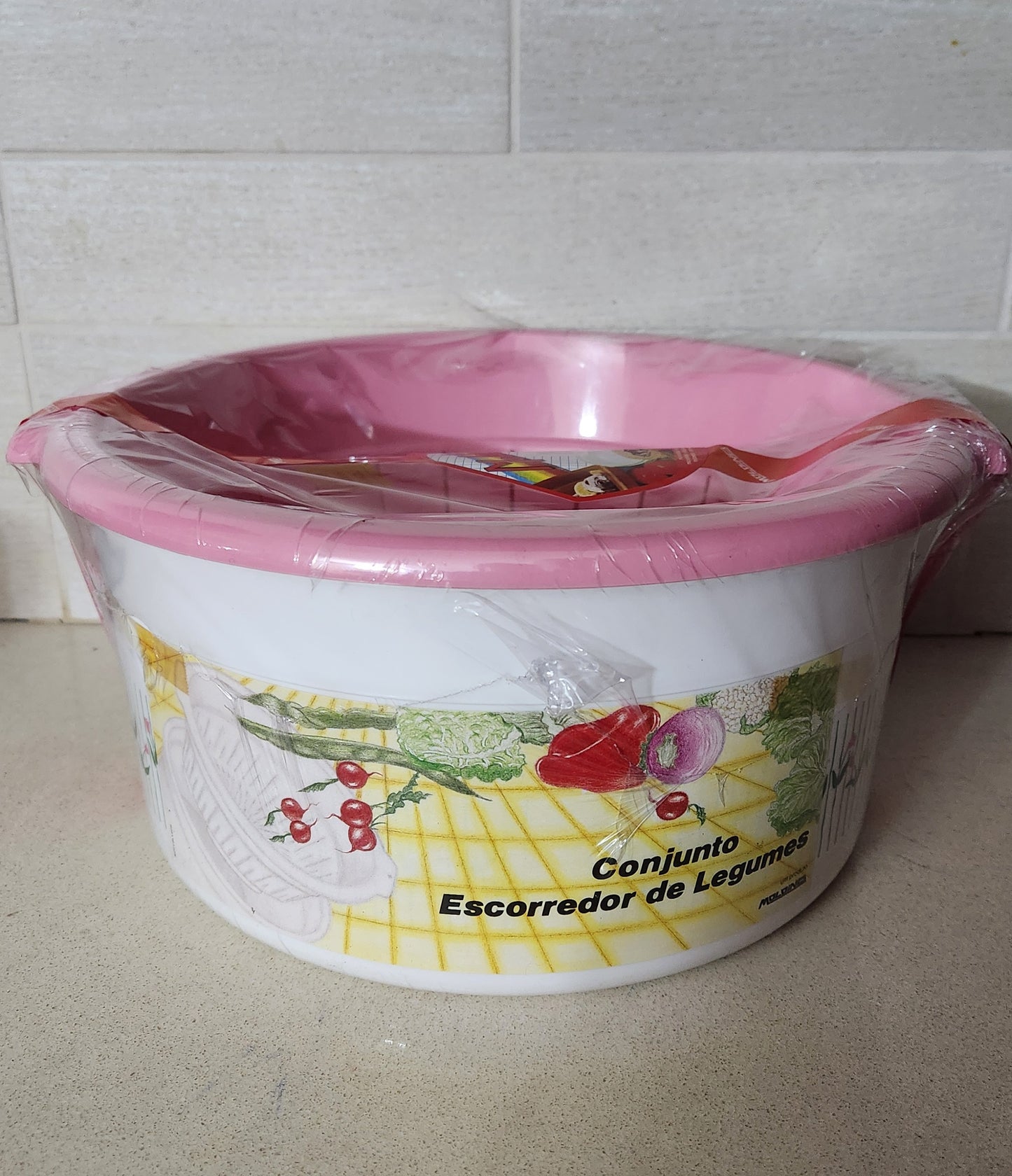 Molding Plastic Vegetable Strainer and Colander Set