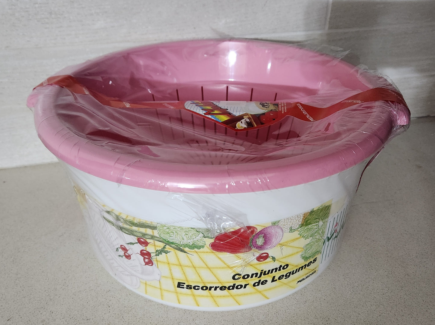 Molding Plastic Vegetable Strainer and Colander Set