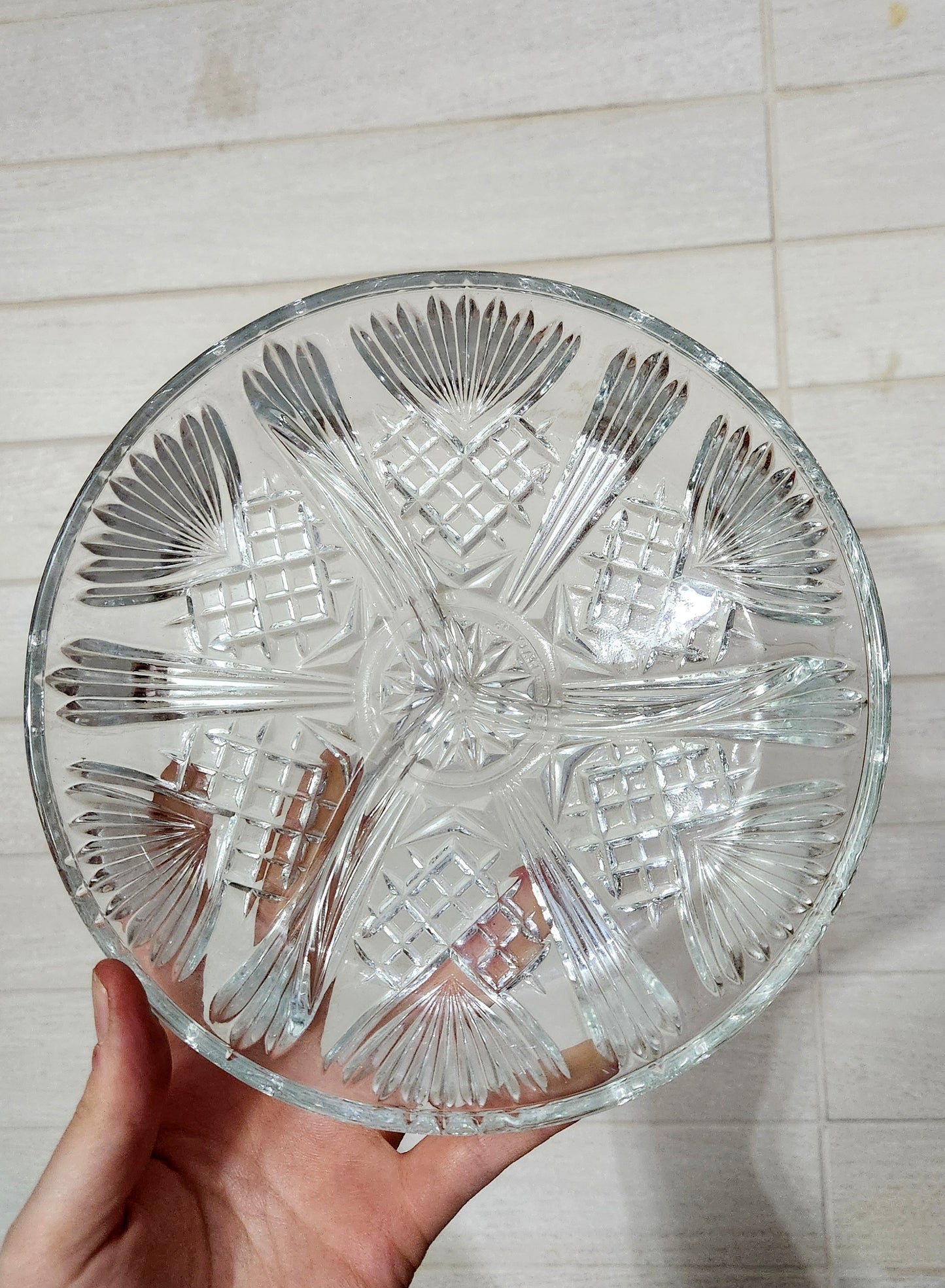 Bormioli Rocco Selecta 3-Section Glass Hors d'Oeuvre Dish, 19cm