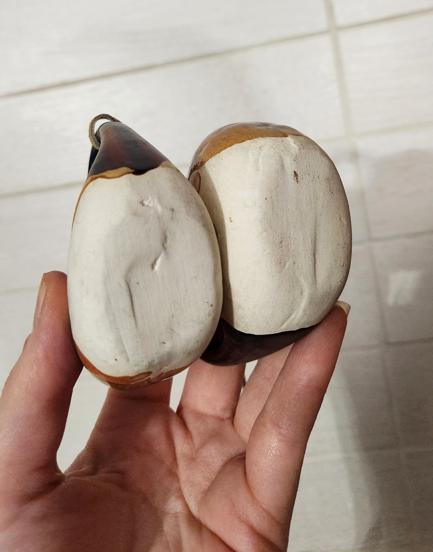 Israeli Pottery Miniature Hanging Pitchers - Hand-Glazed Ceramic