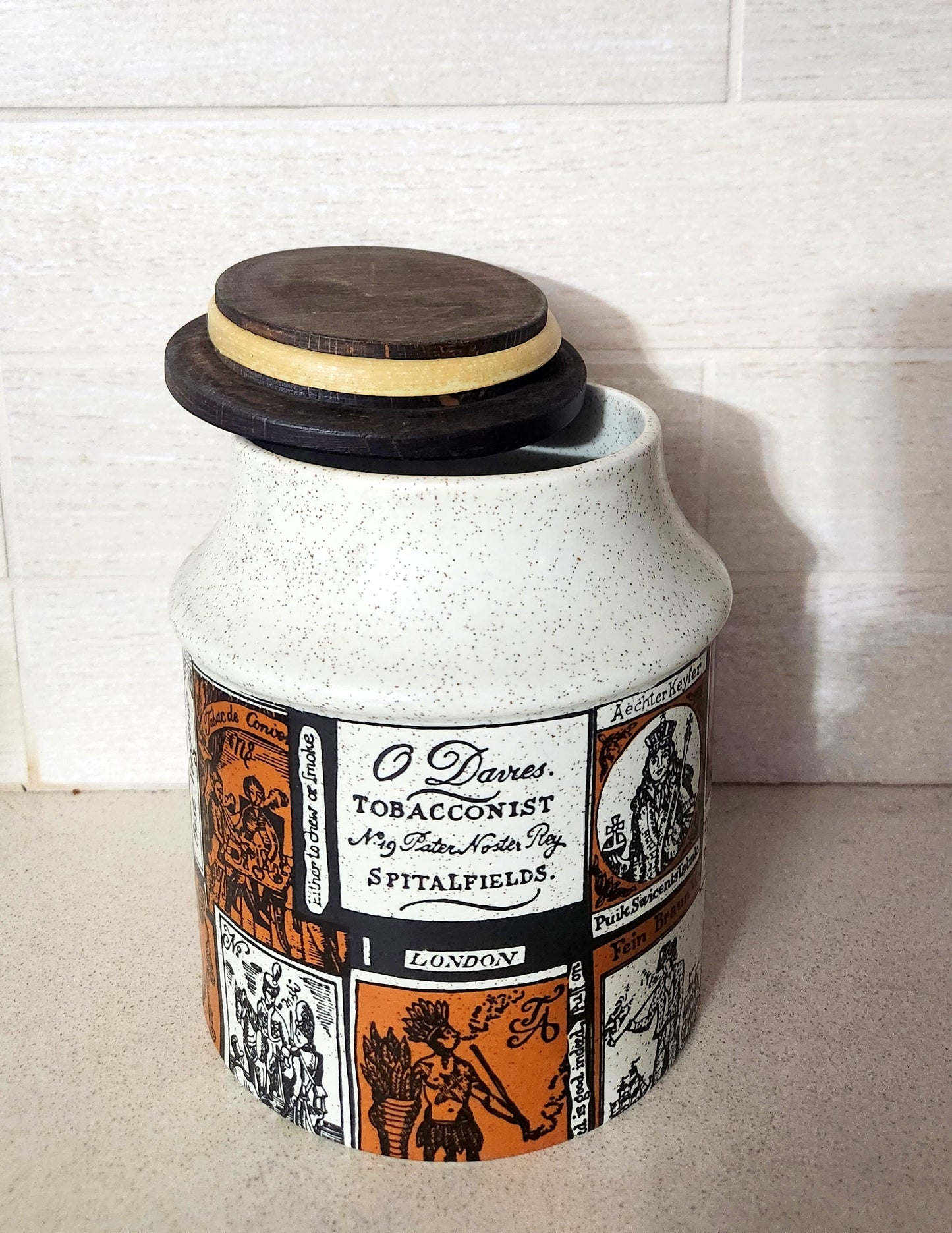 vintage tobacco jar