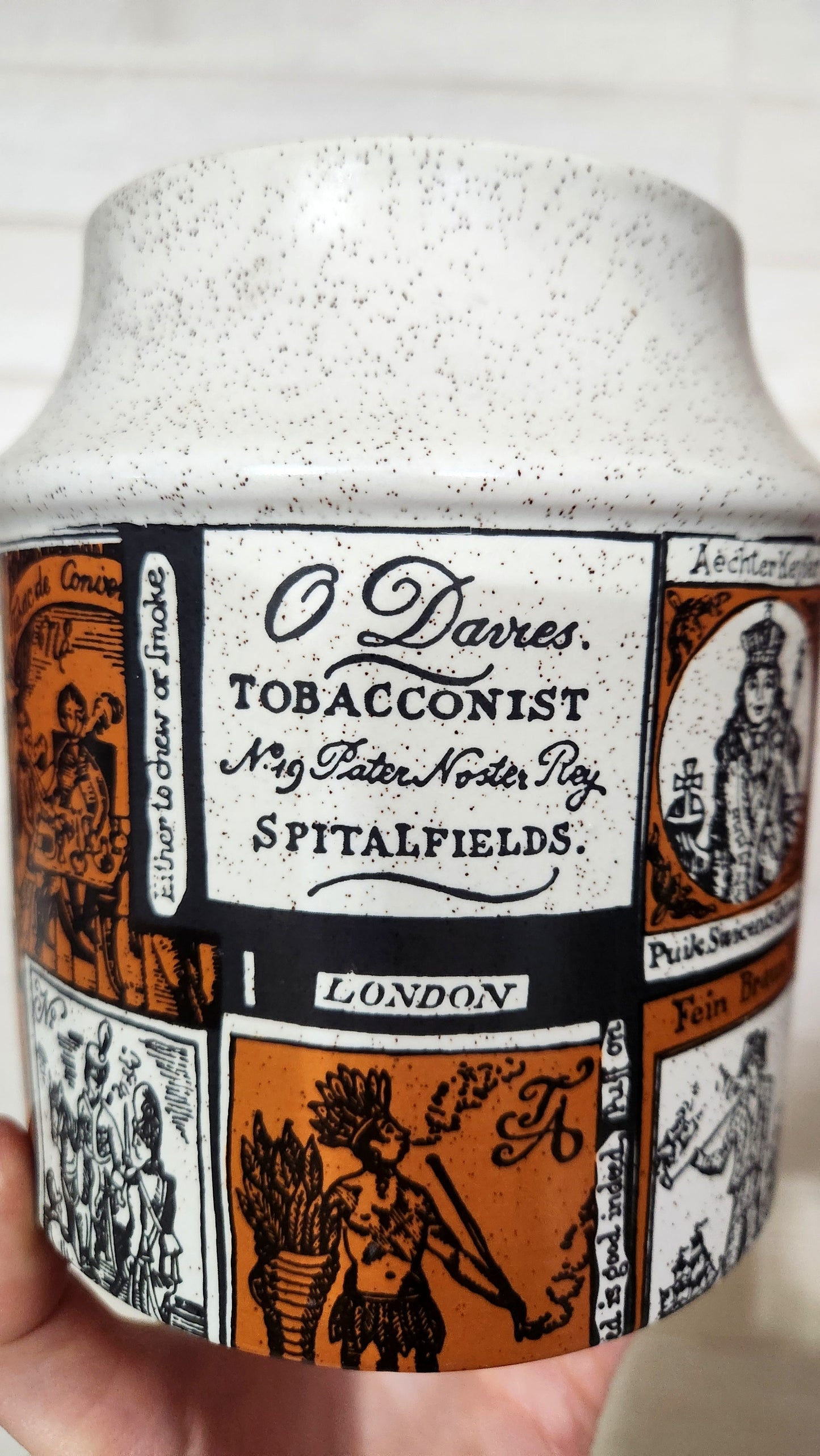 vintage tobacco jar
