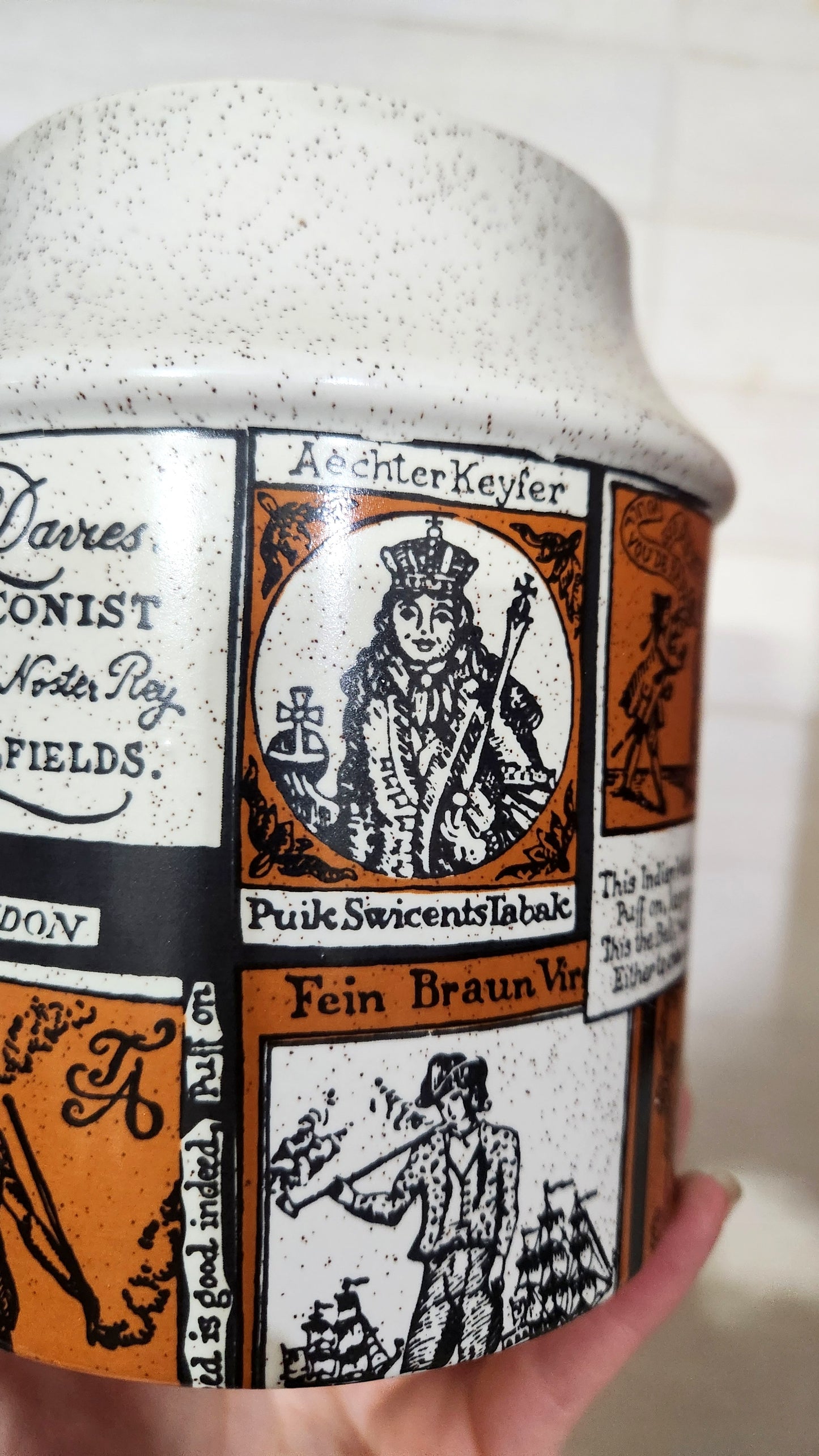 vintage tobacco jar