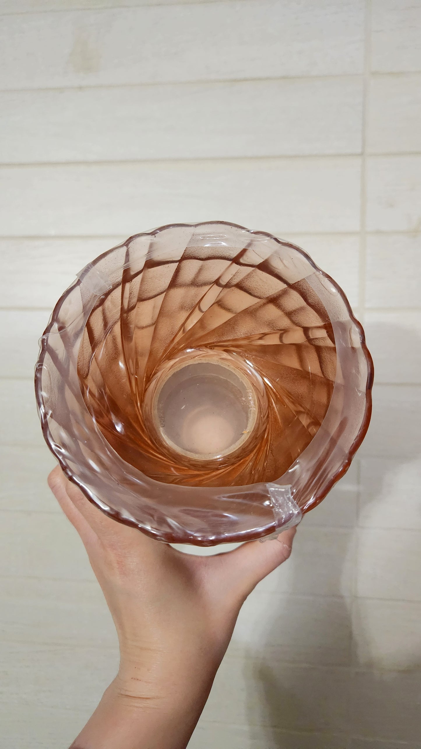 Arcoroc Rosaline Swirl Berry Dishes - 1 Big bowl + 6 small bowls
