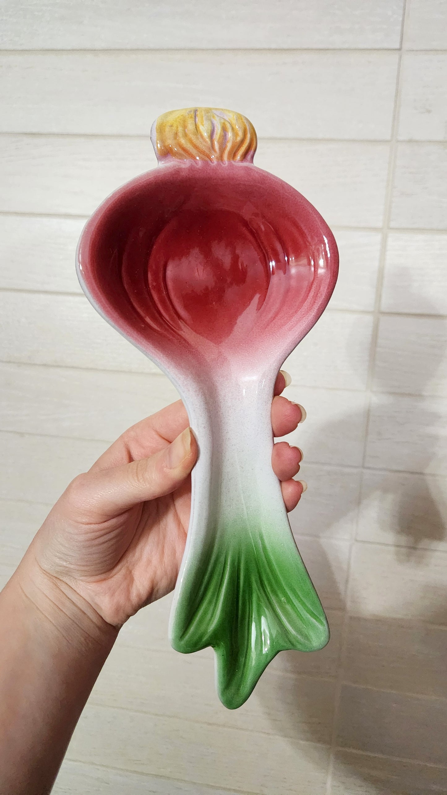 Italian Ceramic Vegetable Spoon Rests