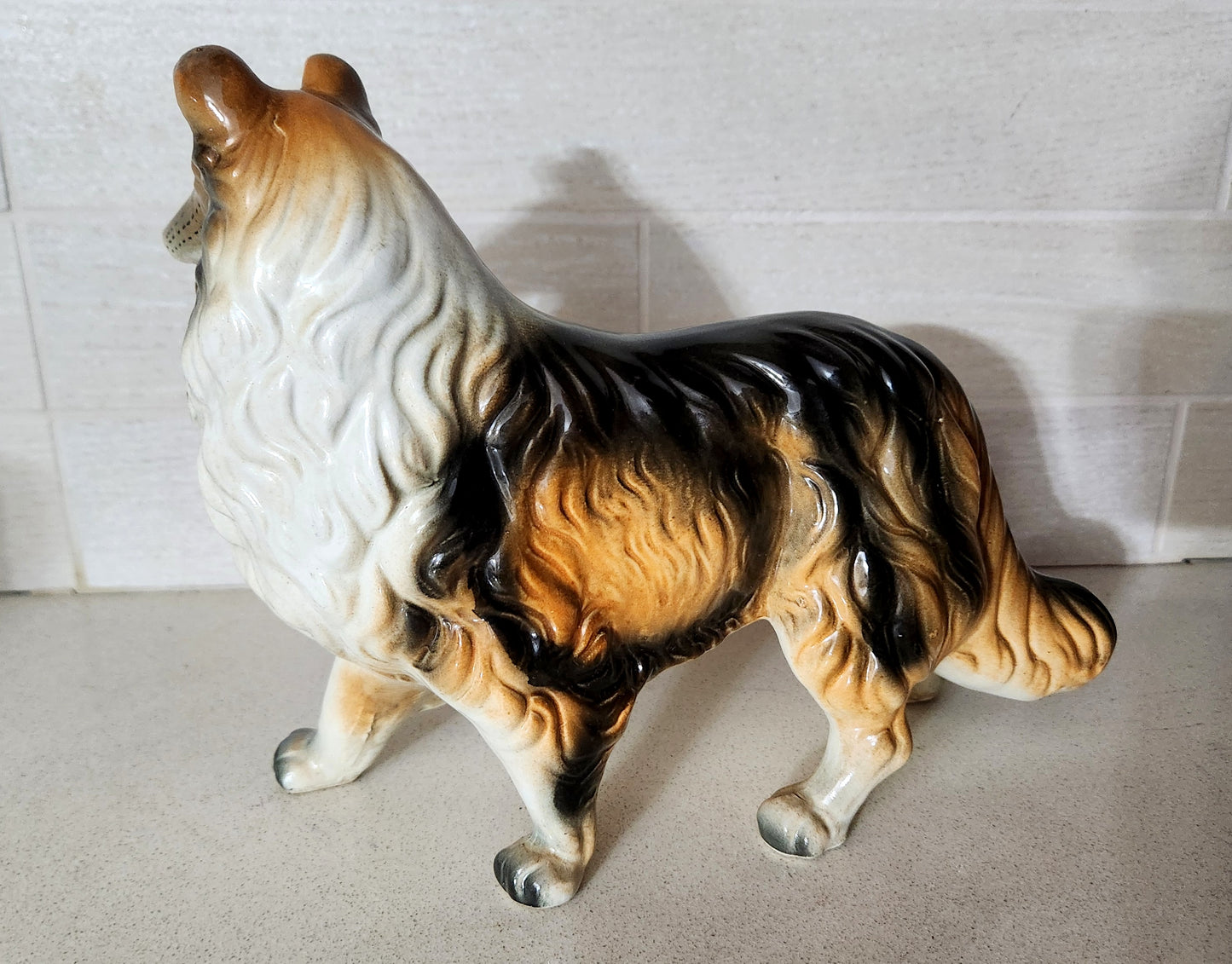 Japanese Porcelain Rough Collie/Lassie Figurine
