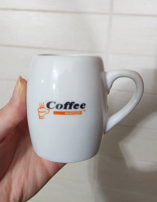 Set of 4 Hillsonic "Coffee Maker" Ceramic Espresso Cups