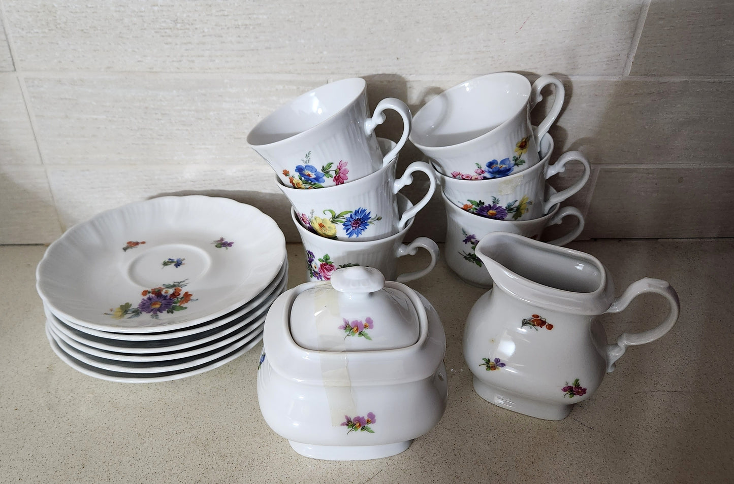 Winterling Kirchenlamitz Bavaria Floral Tea/Coffee Set