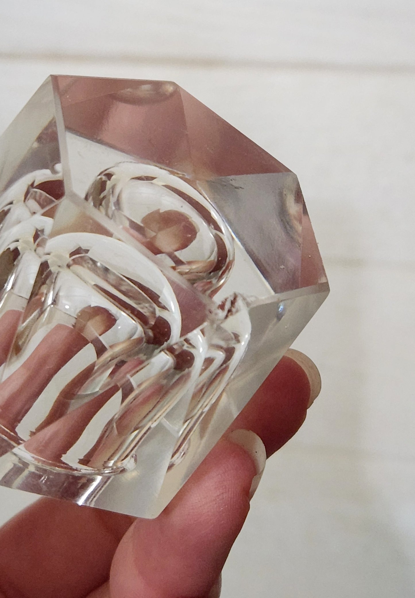 Japanese Hand-Cut Crystal Candle Holders