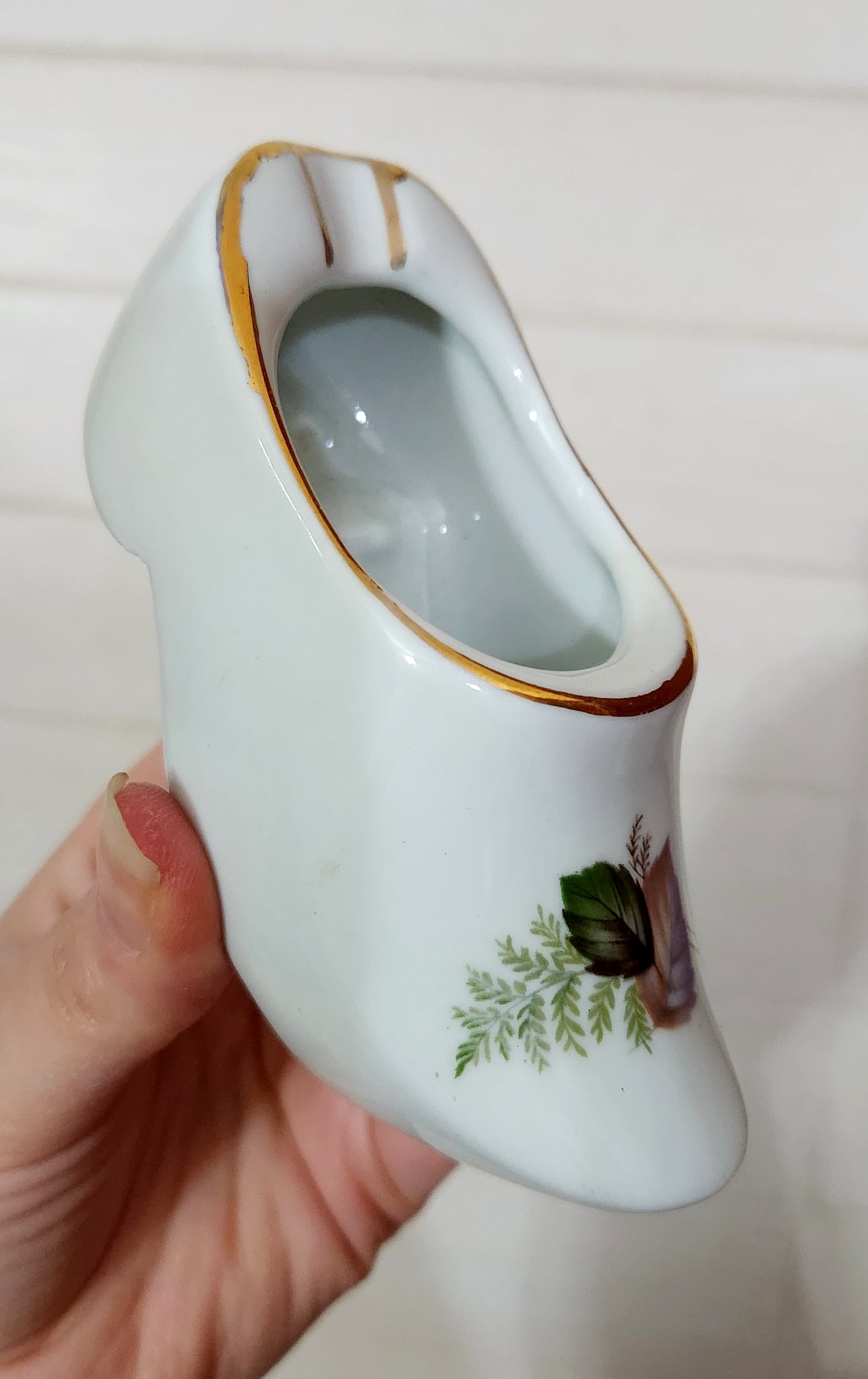 Israeli Ceramilain Porcelain Miniature 3-Piece Vanity Set