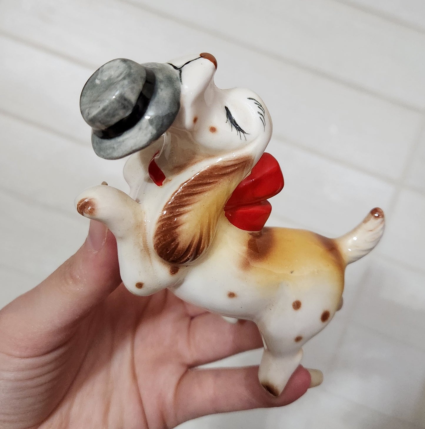 Japan Ceramic Dog Figurines Set