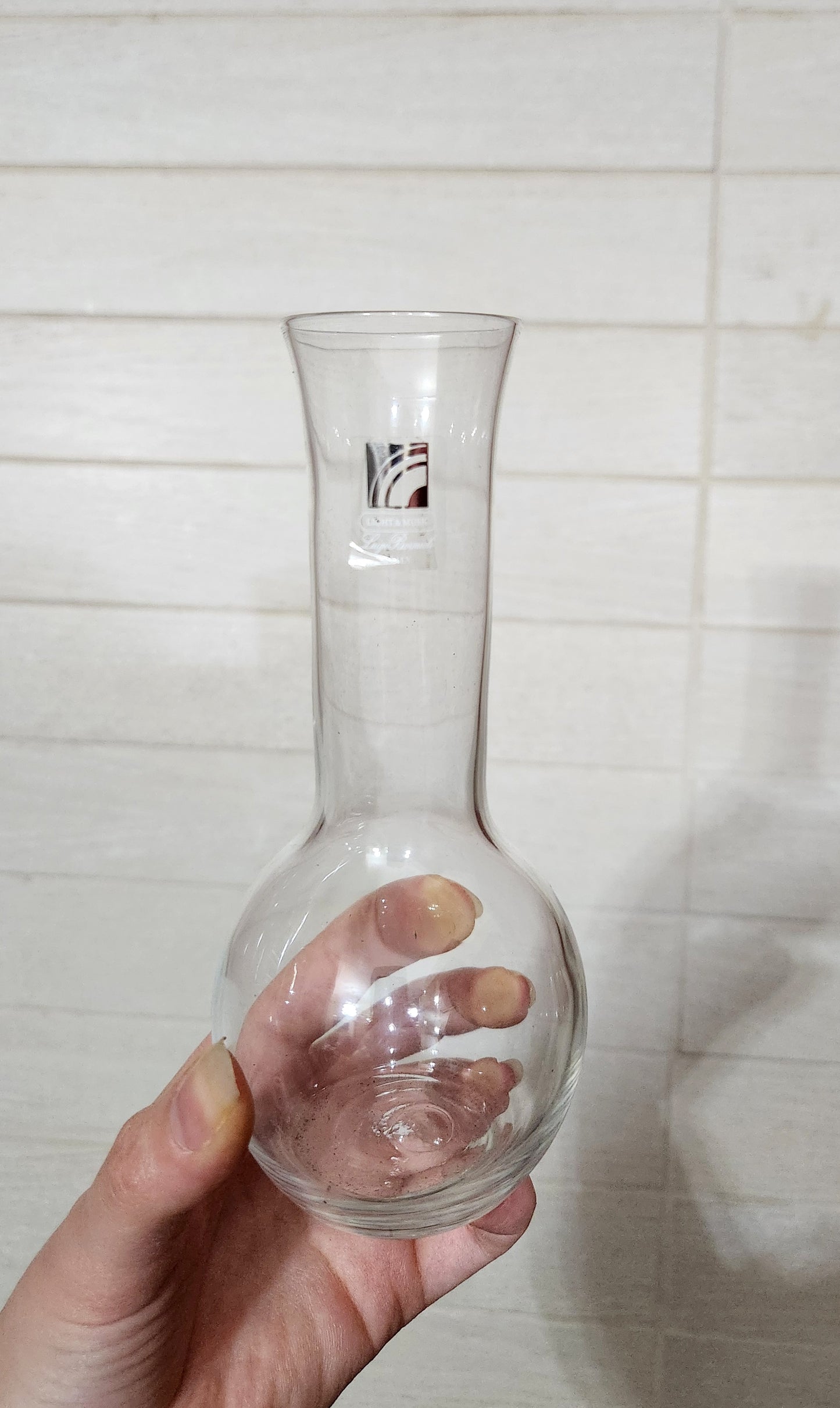 Luigi Bormioli "Light & Music" Mughetto Crystal Vase