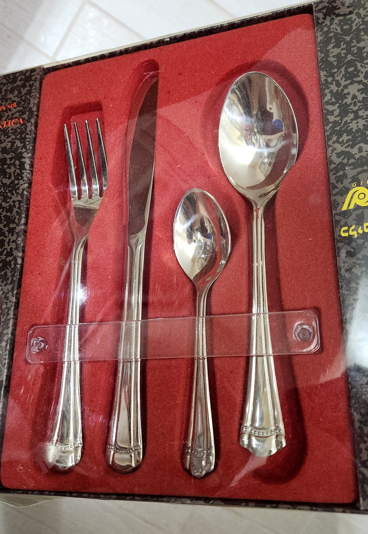 Naaman "Romantica Opera" 24 Pcs Stainless Steel Flatware Cutlery Set