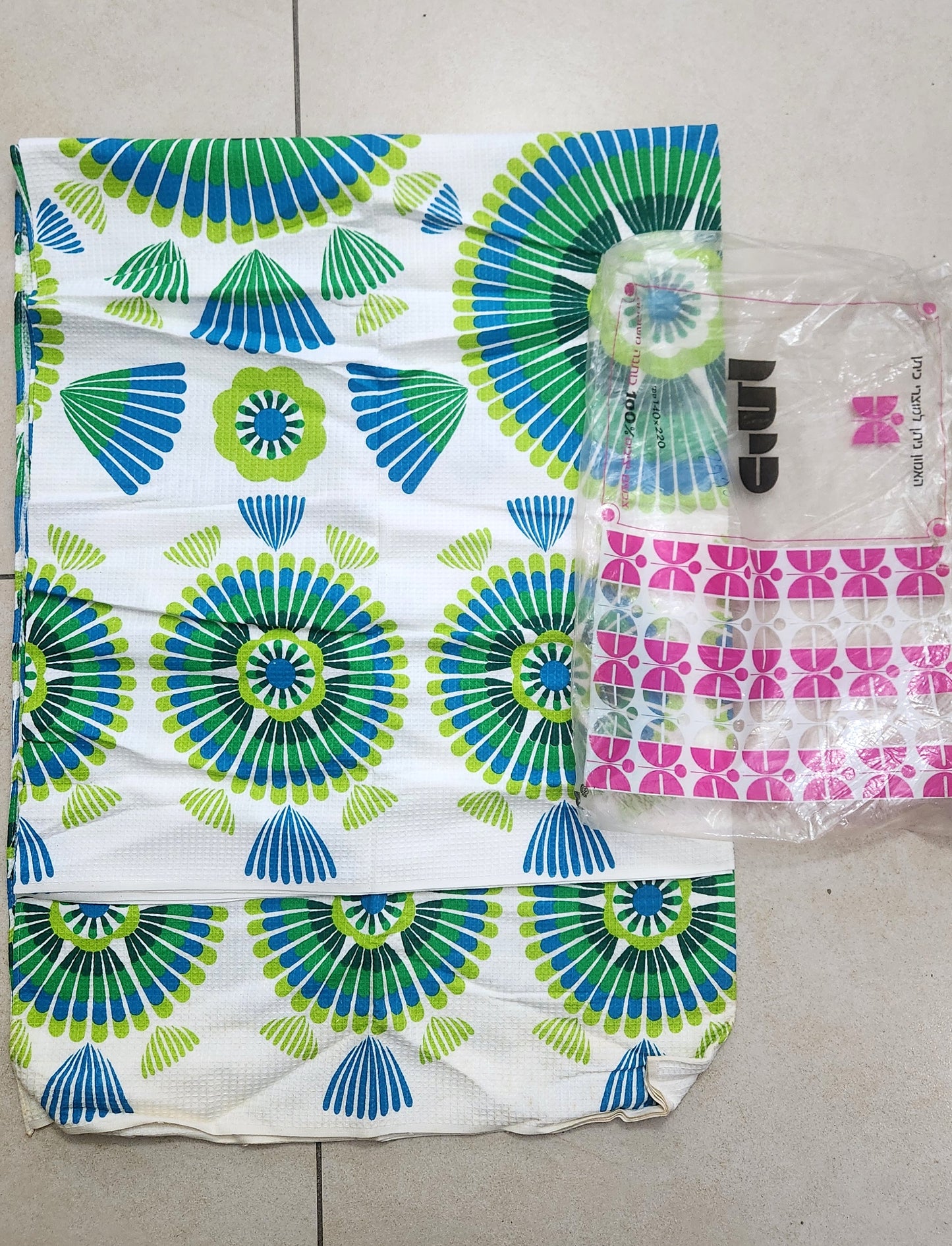 Vintage Kitan Israeli Weave Pique Blankets